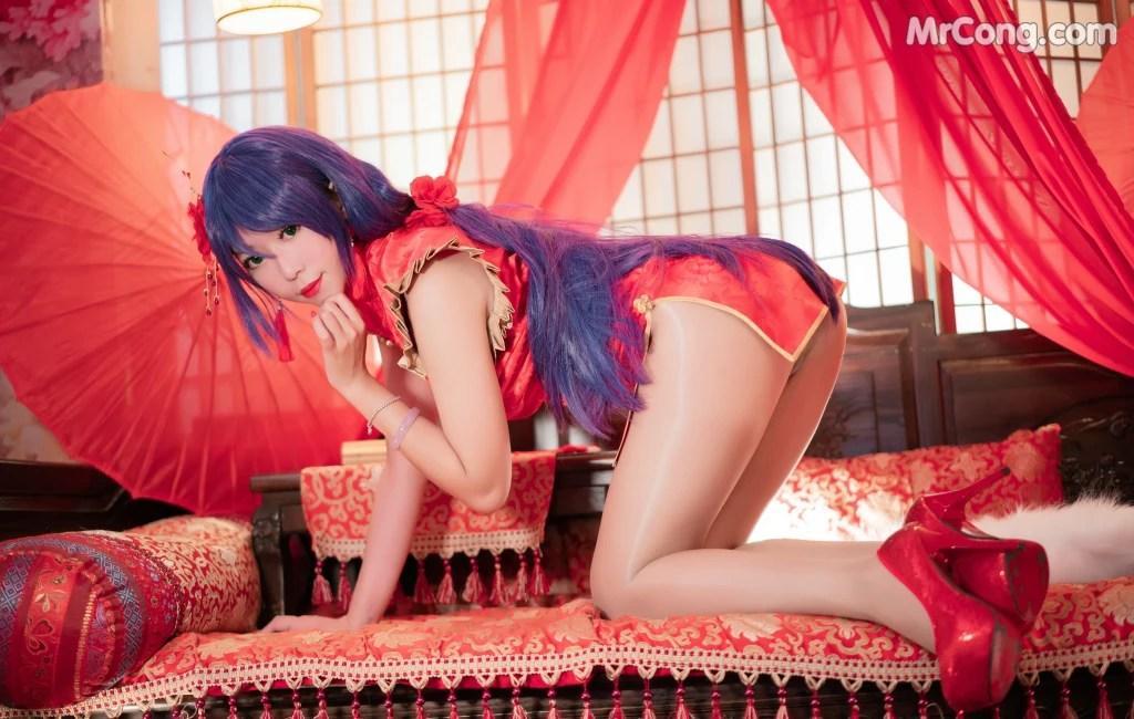 Coser@Money冷冷 No.015: 高雄红旗袍 (15 photos)(13)