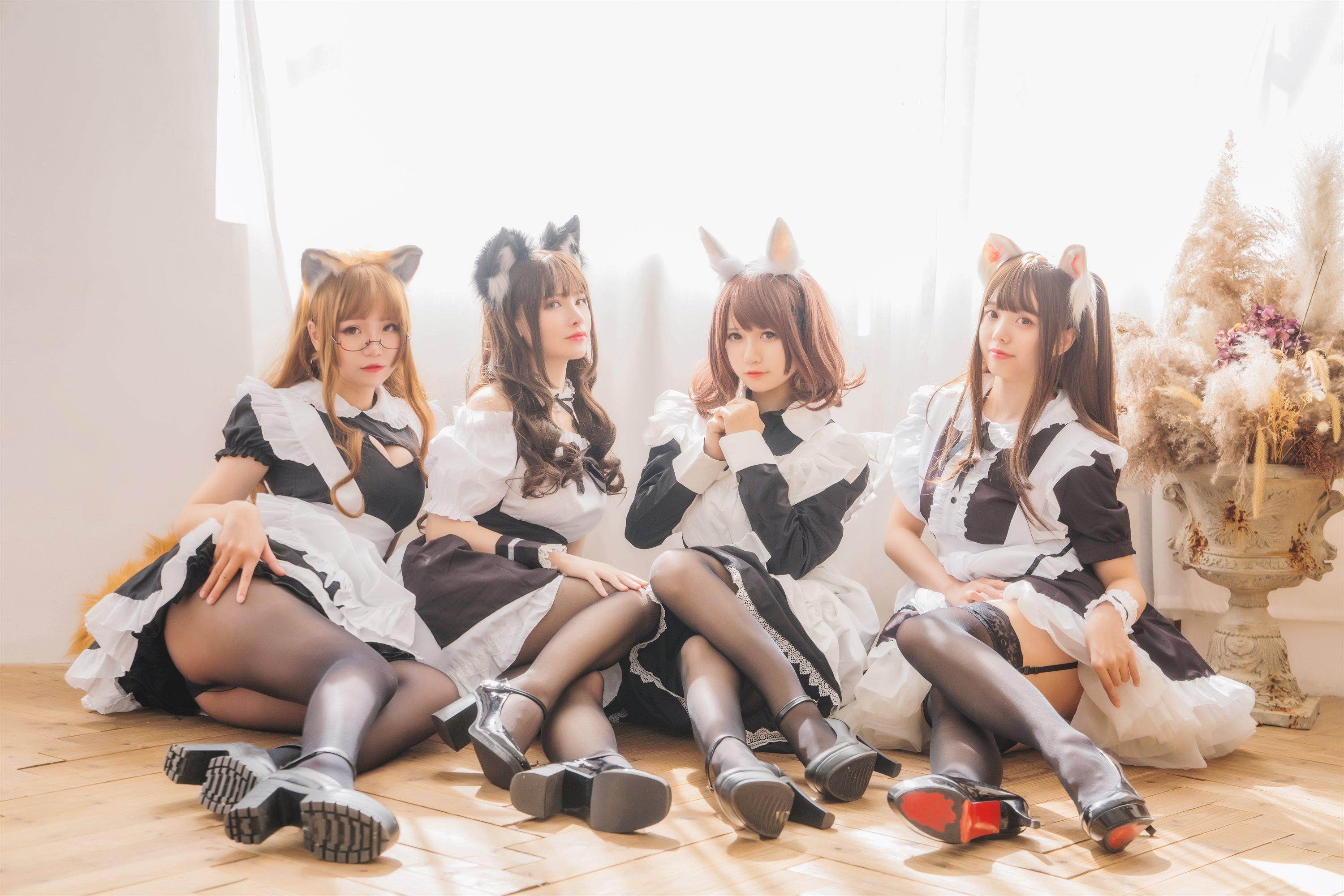 白金Saki-小野妹子w×宅夏×前羽 四人彼女电子档(34)