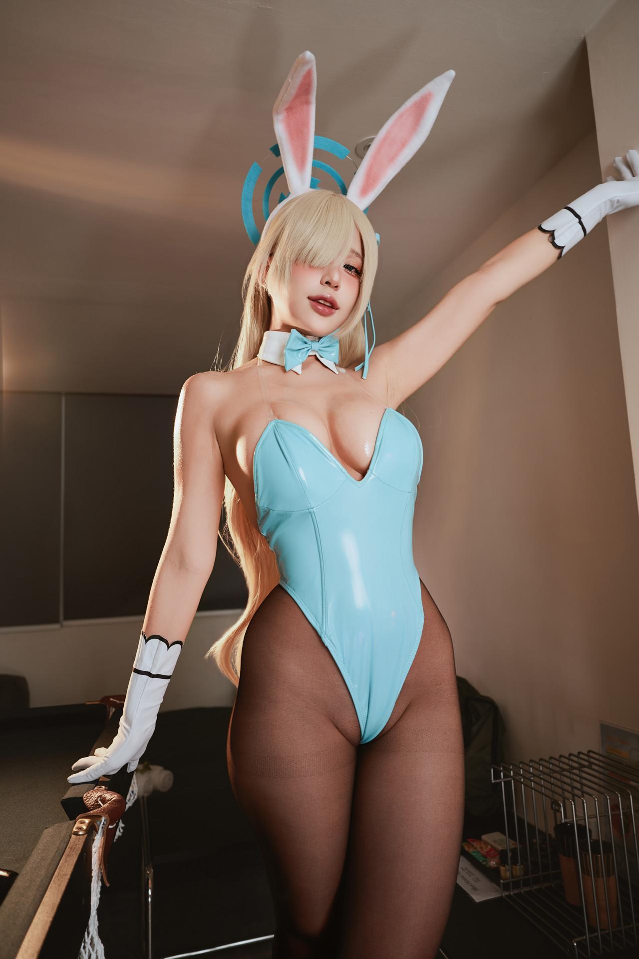 Cosplay PuyPuy Asuna Bunny Set.01(15)