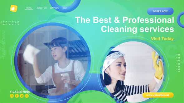 Cleaning Service Promo - VideoHive 40200046