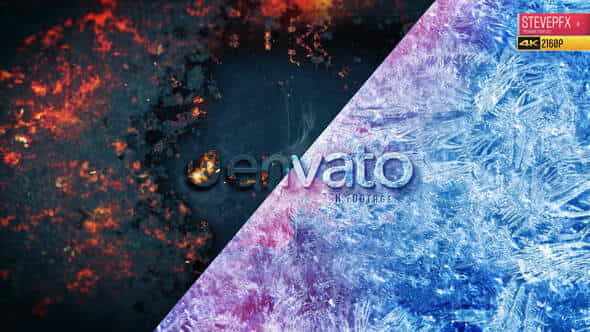 Fire Ice Logo - VideoHive 34843230