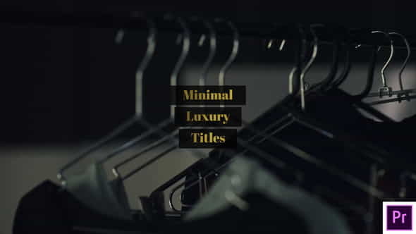 Minimal Luxury Titles | Essential - VideoHive 25323723