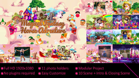 Fantasy Magical Horse Adventure - VideoHive 50765887