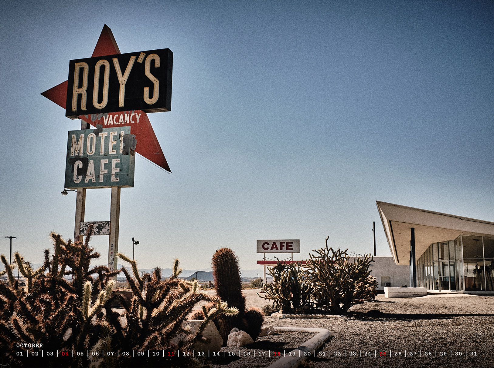 Route 66 / calendar 2020 by Christian Holzknecht Route 66 / календарь 2020 / октябрь