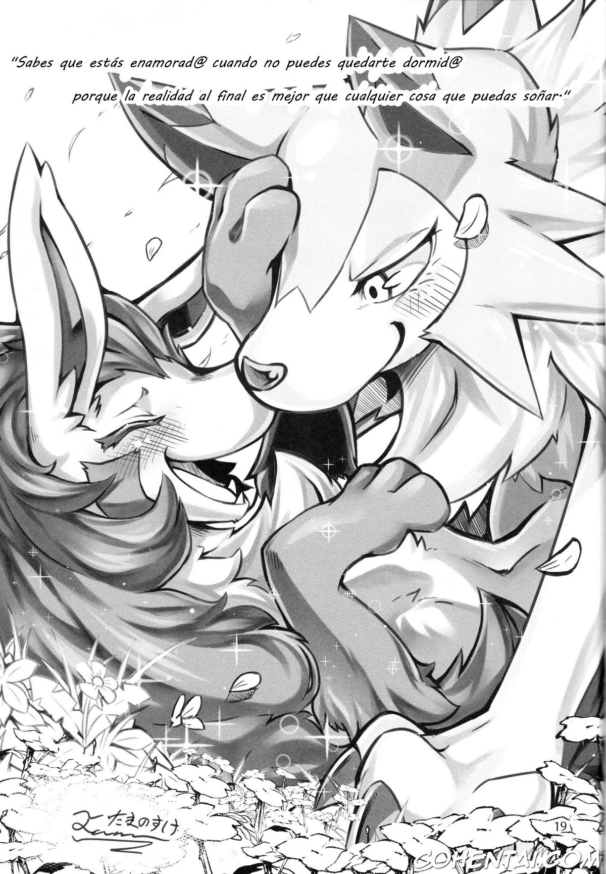 One-sided Love? (Pokémon) xxx comics manga porno doujin hentai español sexo Lycanroc Lycanroc Midday Form Mightyena Pokémon