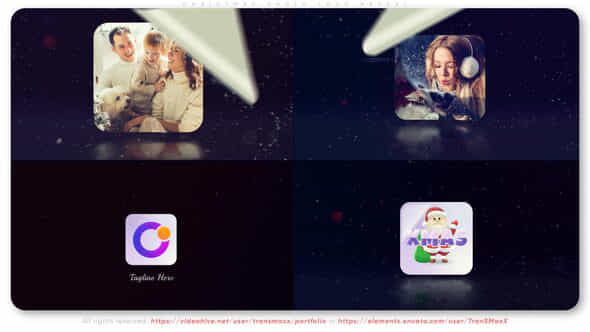 Christmas Photos Logo - VideoHive 41323683