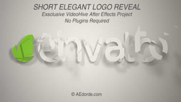 Short Elegant Logo - VideoHive 8028447