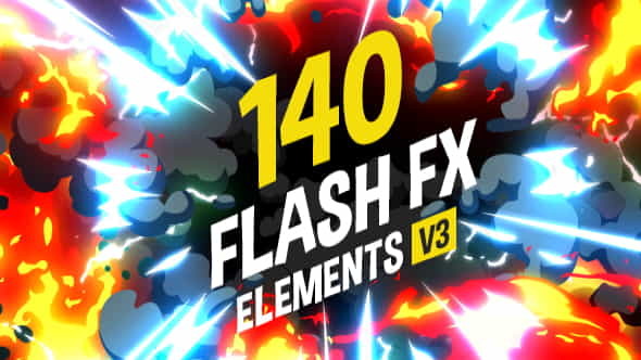 140 Flash FX Elements - VideoHive 11266469
