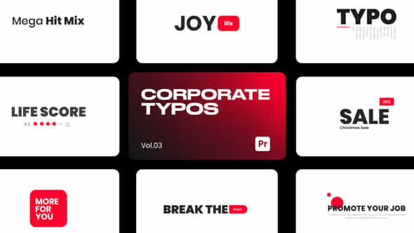 Corporate Typos 03 - VideoHive 43960772