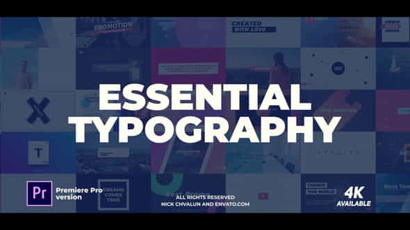 Typography Pack - VideoHive 22033636