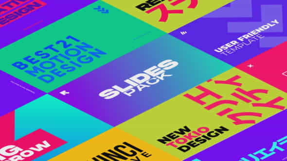 Colorful Slides | After Effects - VideoHive 34337848