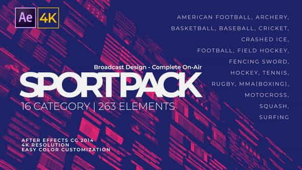 Sport Pack - Broadcast Design - VideoHive 27680791
