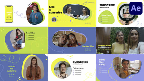 Youtube Slides After Effects - VideoHive 52087220