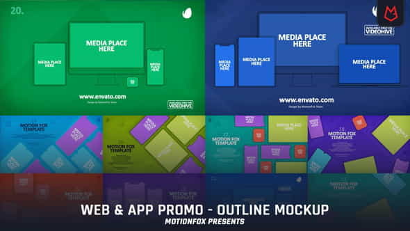 AppWeb Promo Wireframe - VideoHive 24598073