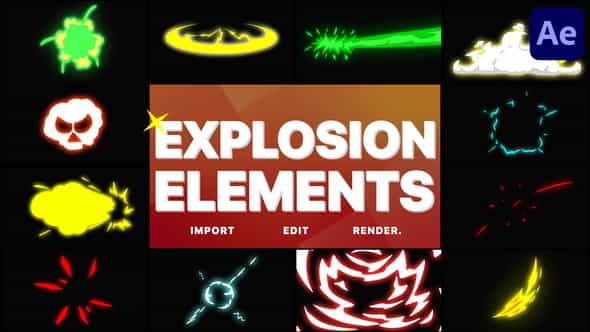 Explosion Elements | After Effects - VideoHive 29001474