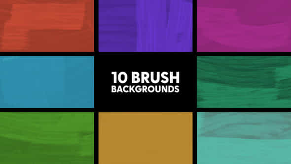 Brush Backgrounds - VideoHive 43306847