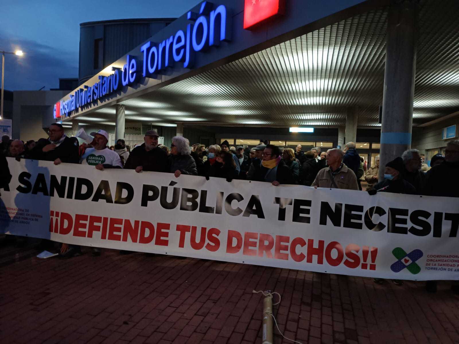 Foto cedida por Plataforma Sanidad Pública Torrejón