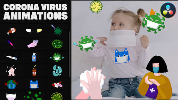 Corona Virus Hand-Drawn - VideoHive 36434470