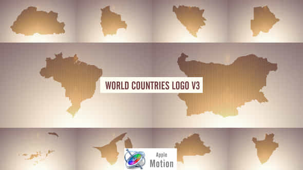 World Countries Logo - VideoHive 40784657