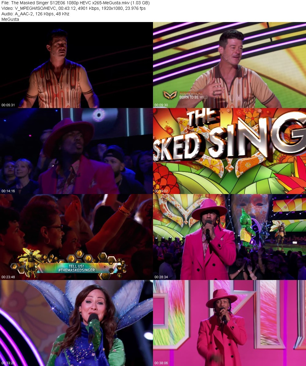 The Masked Singer S12E06 1080p HEVC x265-MeGusta