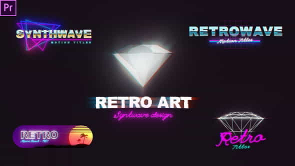 Retro 80s Titles - VideoHive 33718444