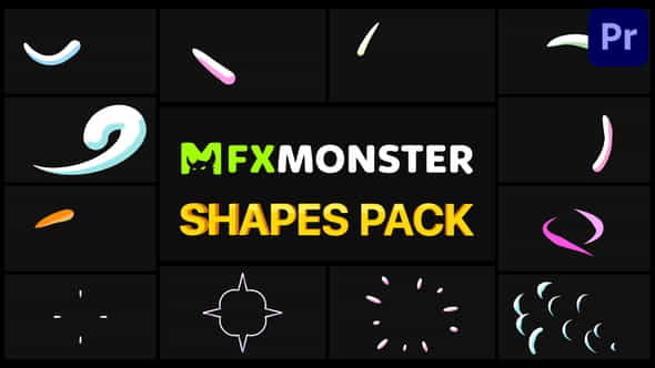 Hand-Drawn Shapes Pack | Premiere - VideoHive 32413315