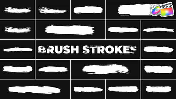 Brush Strokes - VideoHive 48396583