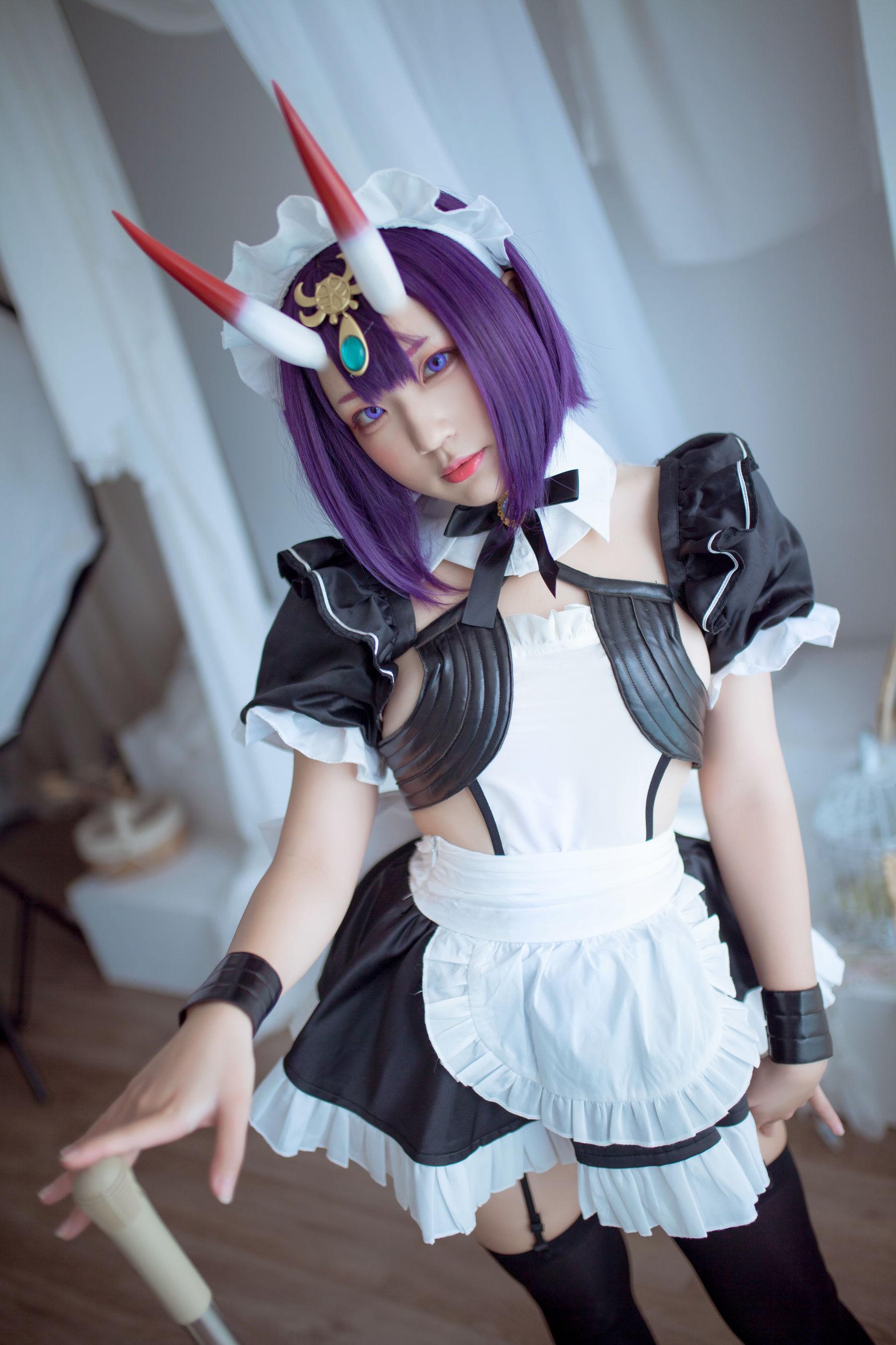 [网红COSER] 动漫博主Mime弥美 – 酒呑童子女仆(10)