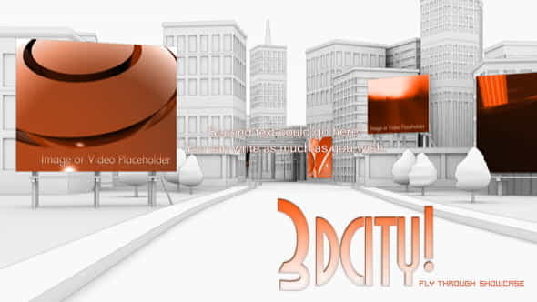 3d City animation - Fly - VideoHive 86446