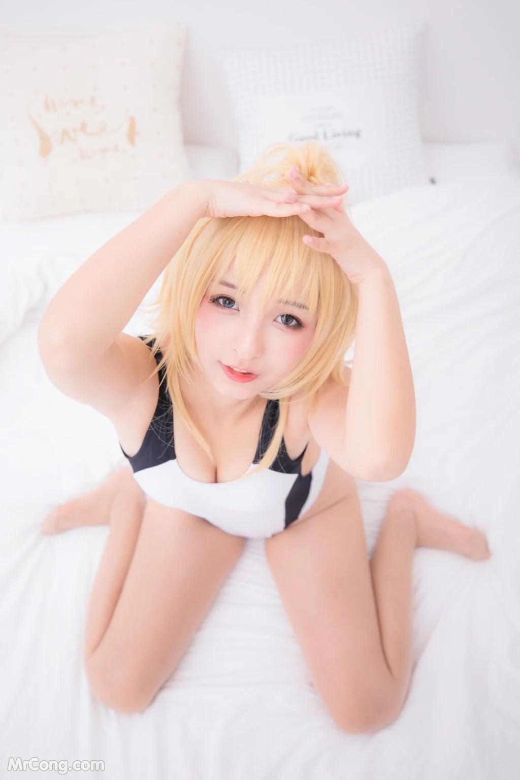 Coser@神楽坂真冬 Vol.036: 电子相册-白贞德《Swimingthedrea》(150 photos)(91)