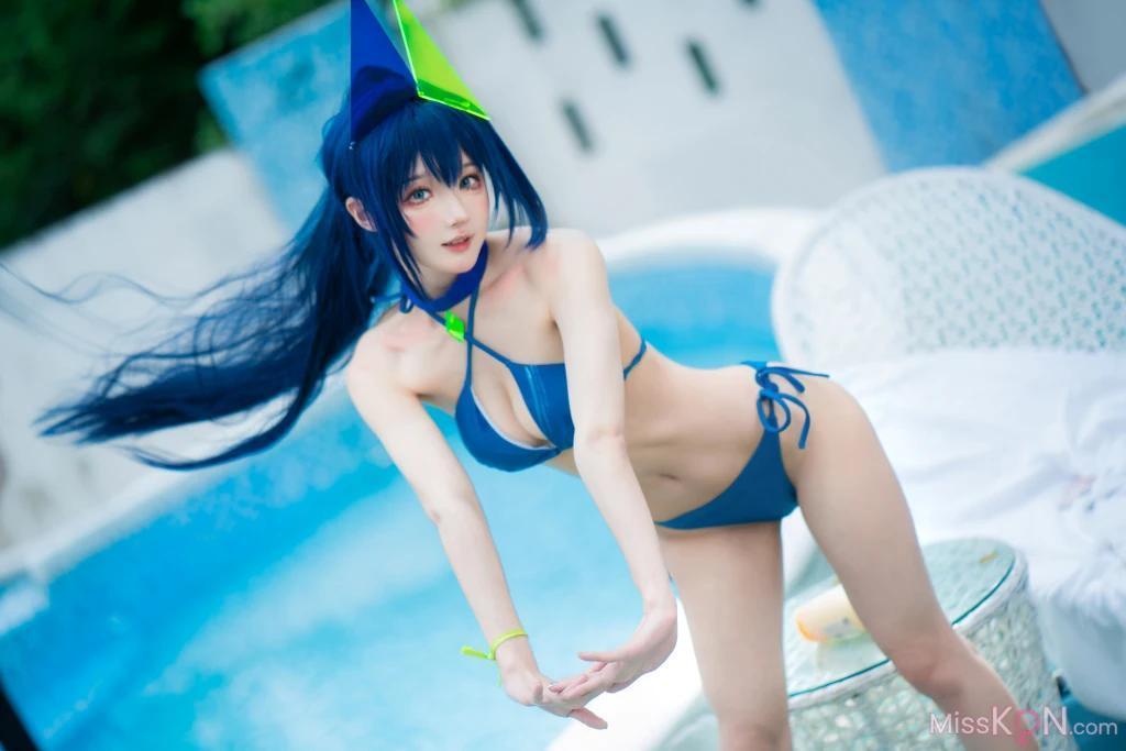 Coser@阿包也是兔娘: 花园泳装 (35 photos)(27)