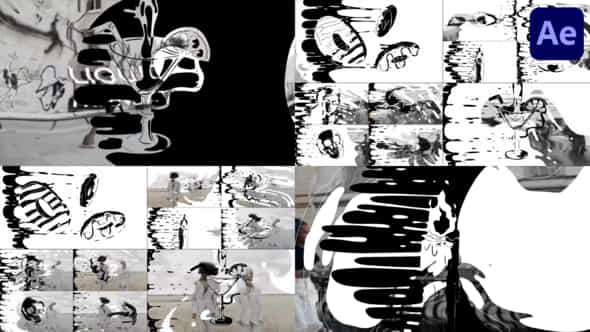Liquid Ink Transitions For After Effects - VideoHive 48947504