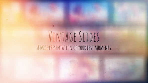 Vintage Slides - Photo Gallery - VideoHive 8884395