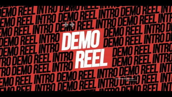 Demo Reel Intro - VideoHive 28256953