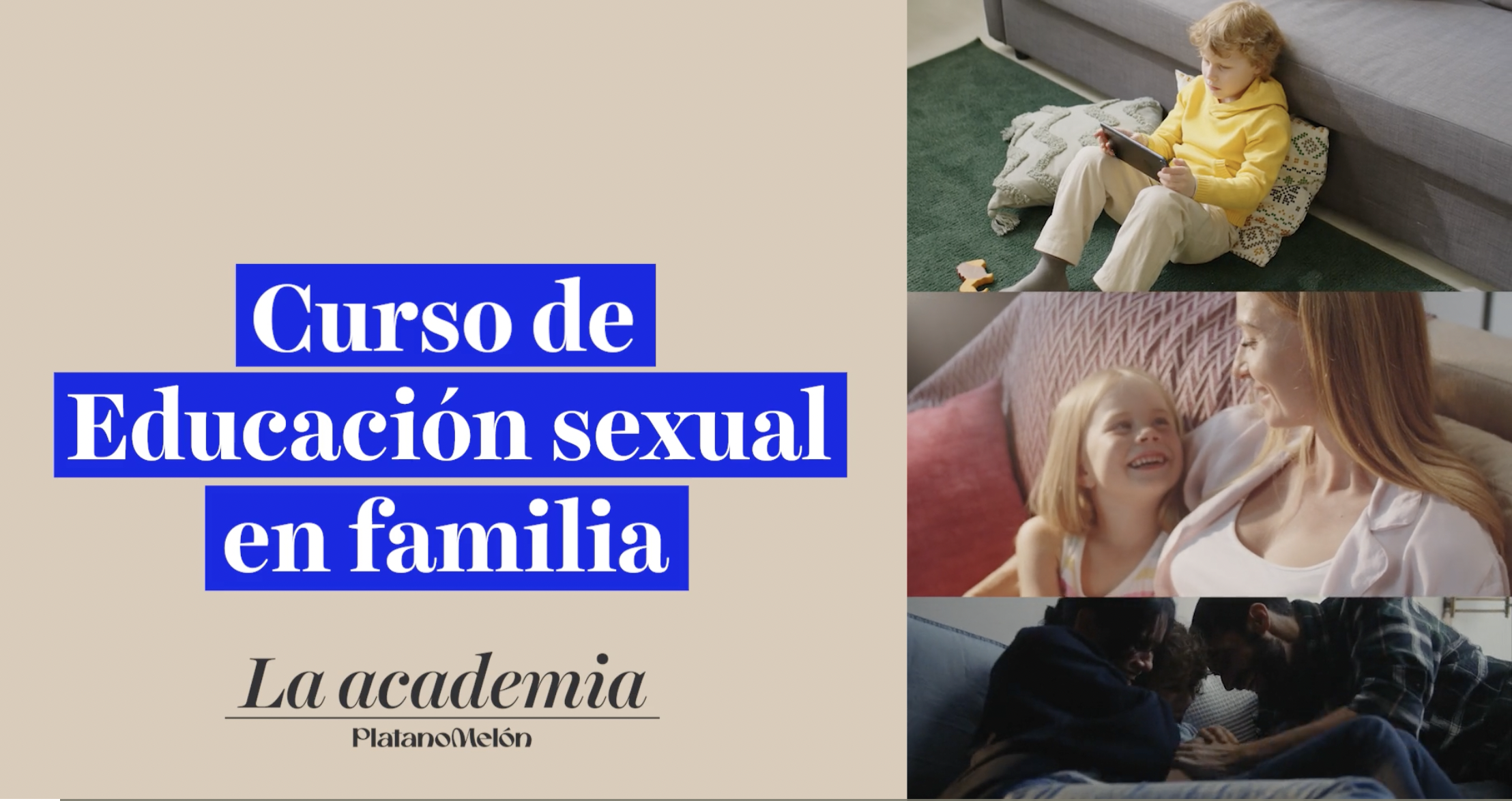 Educar en sexualidad sin miedo: el nuevo proyecto de Platanomeló