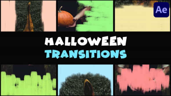 Halloween Transitions - VideoHive 48613782