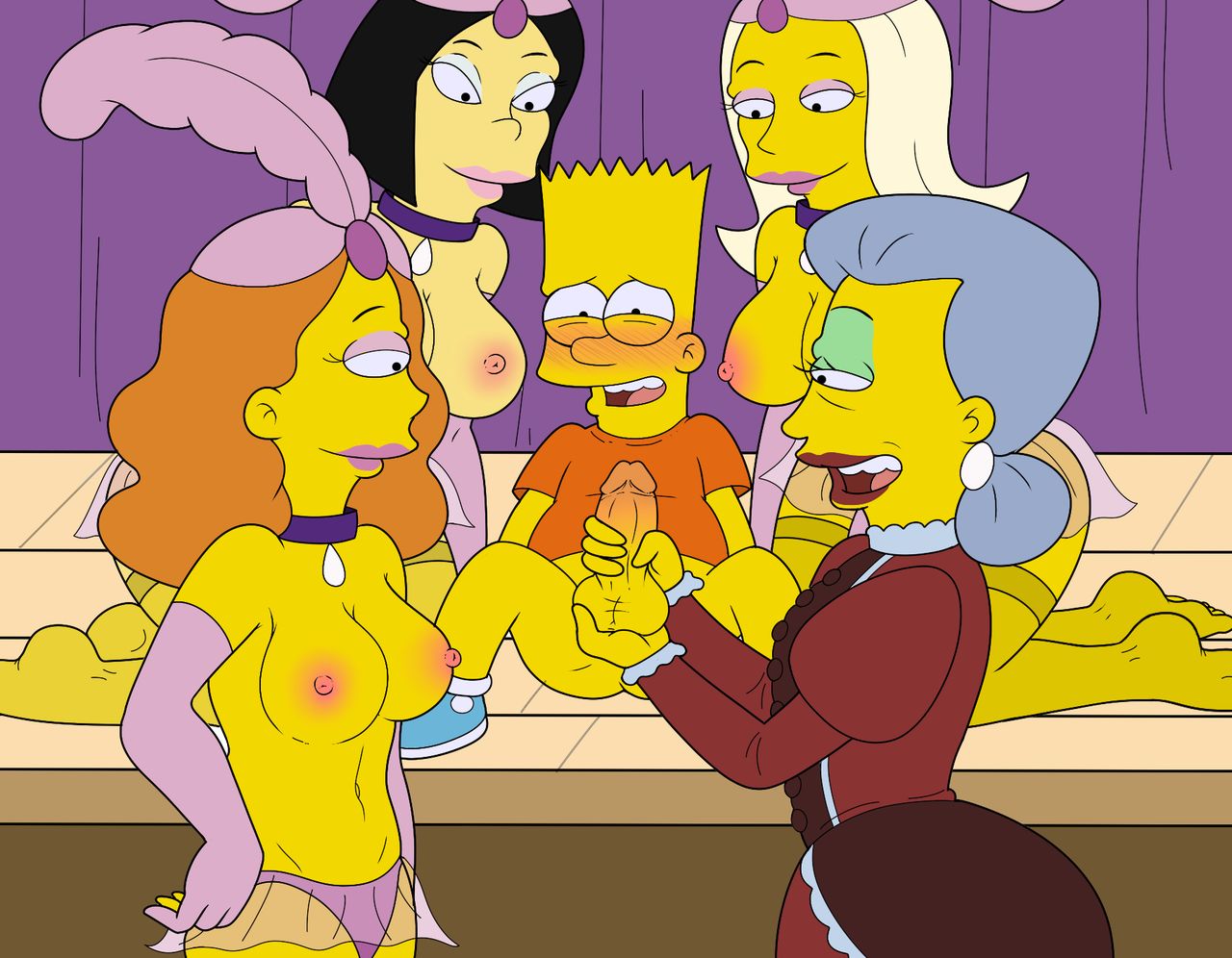 Showtime Burlesque – Los Simpsons XXX - 0