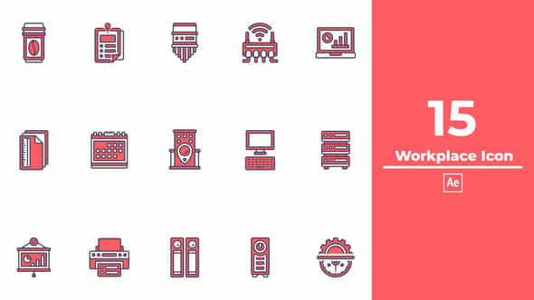 Workplace Icon After Effects - VideoHive 49510619