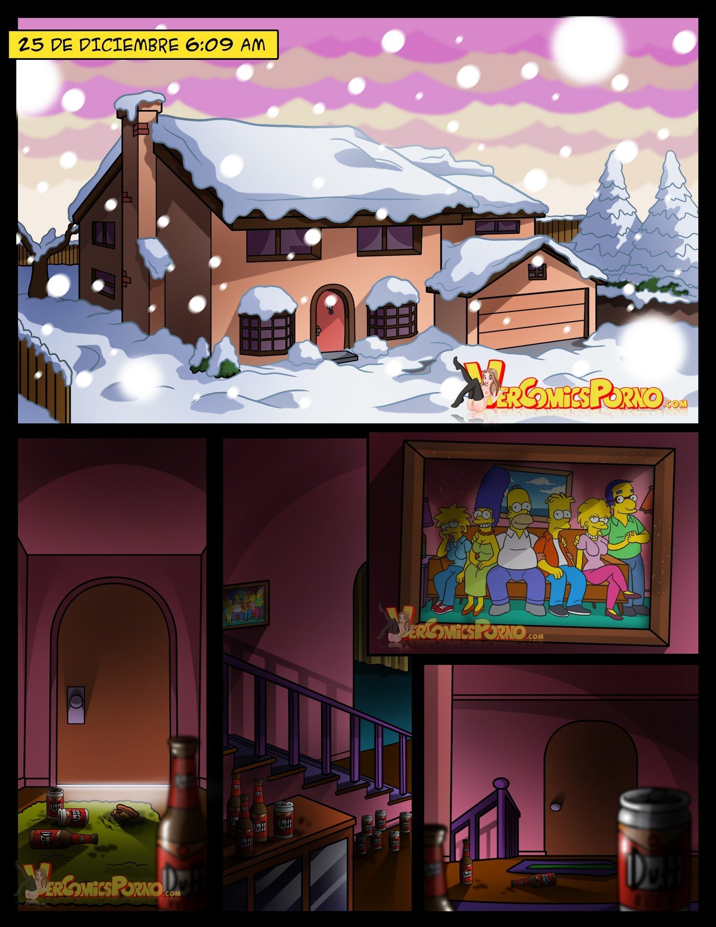 Blanca y Lechosa Navidad – Simpsons - 1
