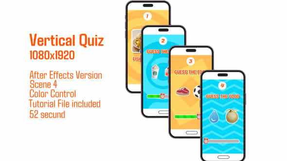 Vertical Quiz - VideoHive 57015812