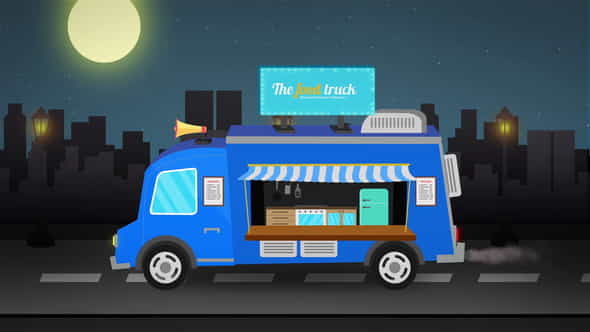Food Truck Logo Reveal - VideoHive 23821816
