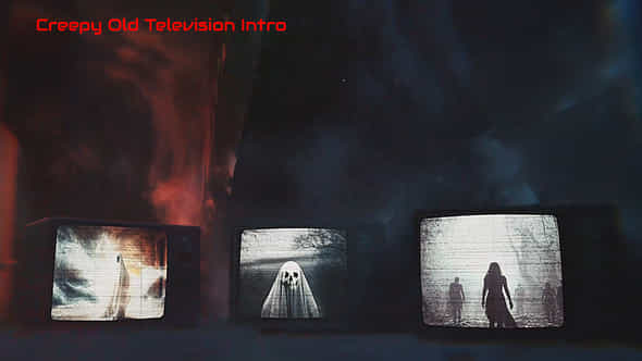 Creepy Old Television Intro - VideoHive 59599439