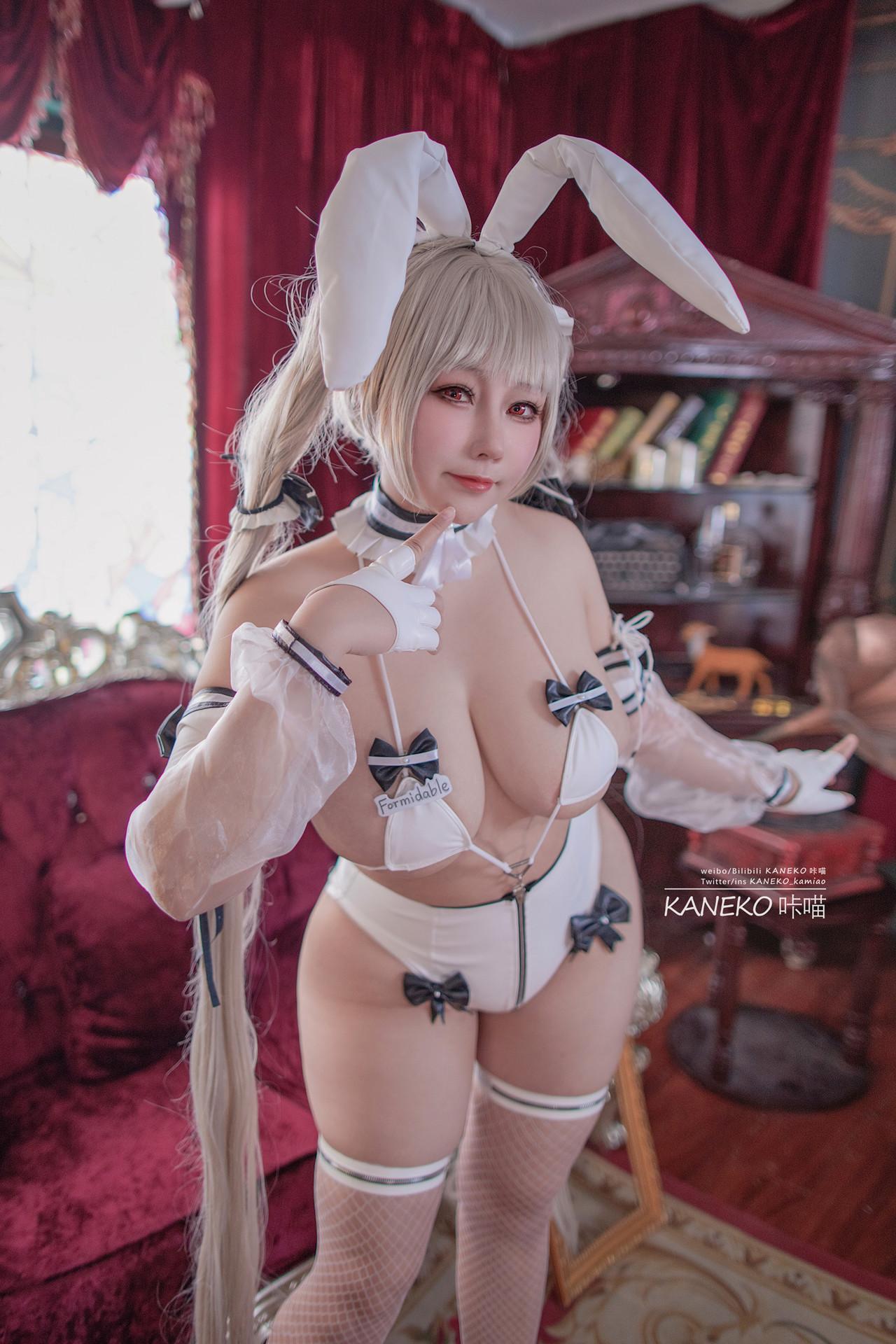 Cosplay KANEKO咔喵 – 碧蓝航线 可畏兔女郎(39)