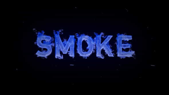 Smoke Text Fx - VideoHive 31150045