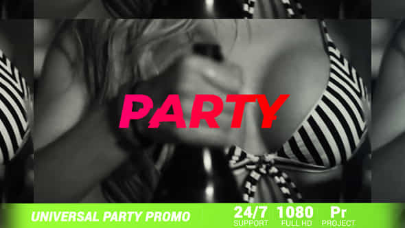 Universal Party Promo - VideoHive 24706951