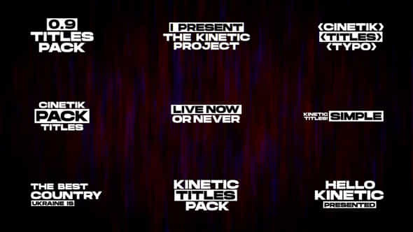 Rgb Minimal Titles After Effects - VideoHive 54635403