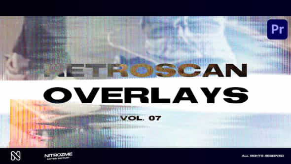 Retroscan Overlays Vol 07 For Premiere Pro - VideoHive 50653729