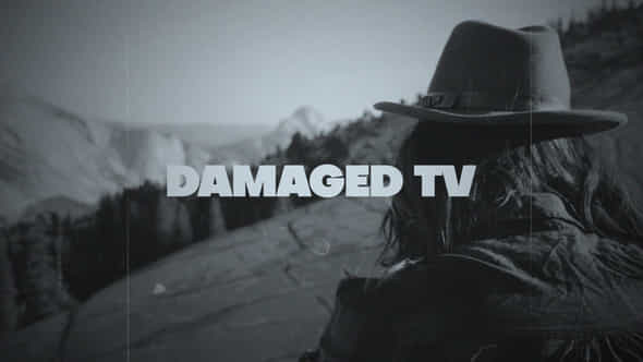 Damaged TV Looks - VideoHive 47621043