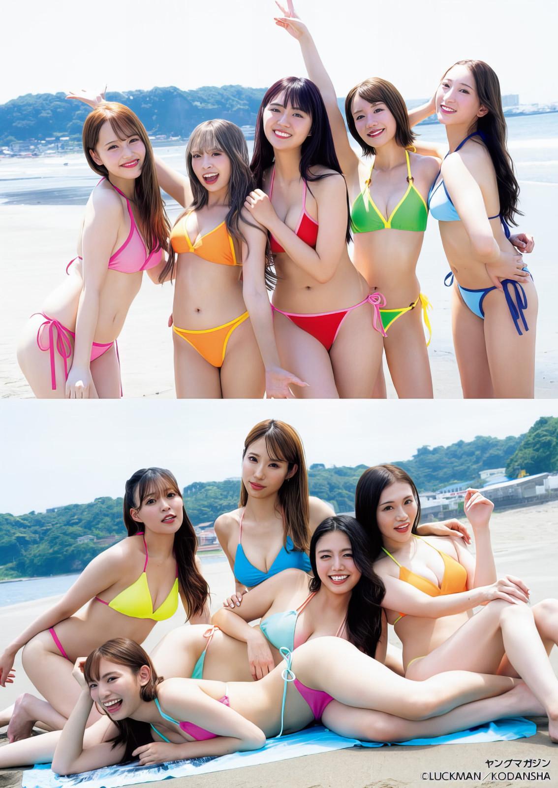 GRAND BEER GALS〈グラビアギャルズ〉全員登場！, Young Magazine 2024 No.38 (ヤングマガジン 2024年38号)(6)