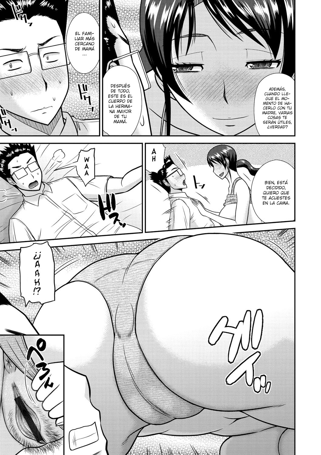 [Hatakeyama Tohya] Haha Shimai Donburi  Revolcándome con mi madre y su hermana (Haha ga Onna ni Naru Tokoro) [Spanish] [Hellsing Scans] [Digital]